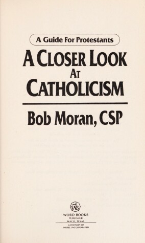 Book cover for Closer Look at Catholicism