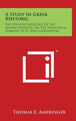 Cover of A Study In Greek Rhetoric