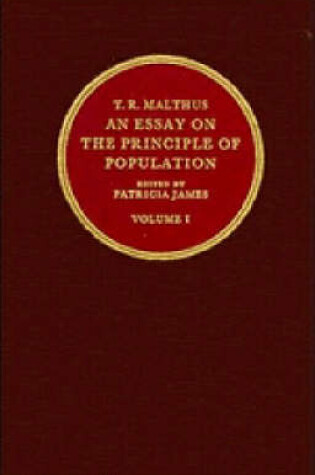 Cover of An Essay on the Principle of Population 2 Volume Hardback Set: Volume 2