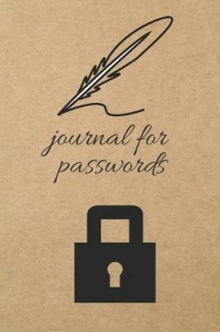 Cover of Journal for Passwords