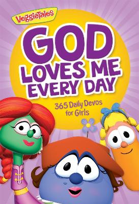 Book cover for God Loves Me Every Day: 365 Daily Devos for Girls