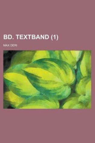 Cover of Bd. Textband (1)