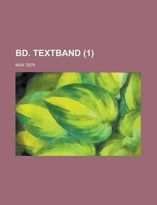 Book cover for Bd. Textband (1)
