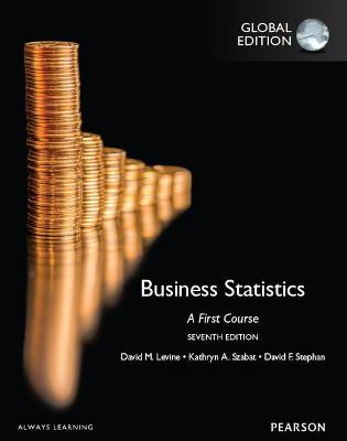 Book cover for Business Statistics: A First Course, Global Edition