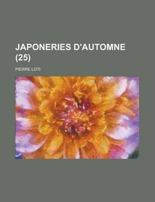 Book cover for Japoneries D'Automne (25)