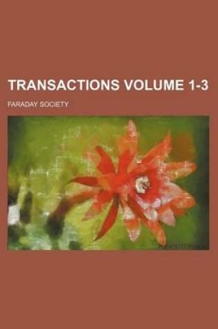 Cover of Transactions Volume 1-3