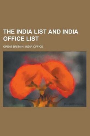 Cover of The India List and India Office List