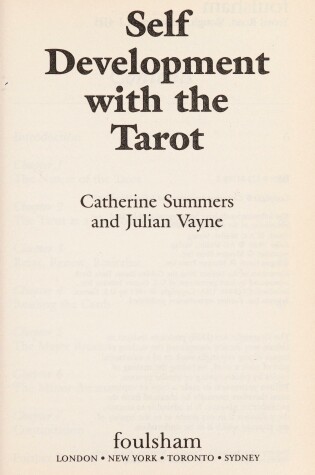 Cover of Self Development with the Tarot