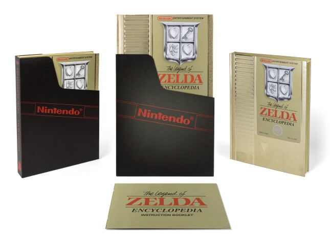 Book cover for The Legend Of Zelda Encyclopedia Deluxe Edition