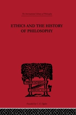 Cover of Ethics and the History of Philosophy