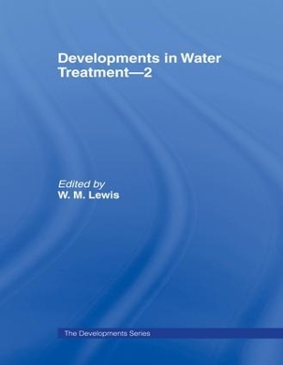 Book cover for Developments in Water Treatment 2