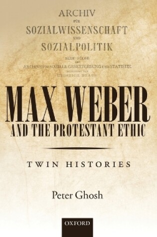 Cover of Max Weber and 'The Protestant Ethic'