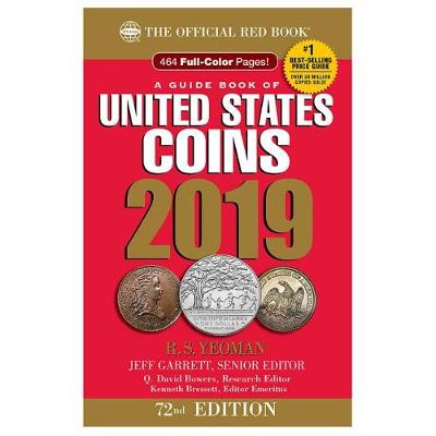 Book cover for 2019 Official Red Book of United States Coins - Hidden Spiral