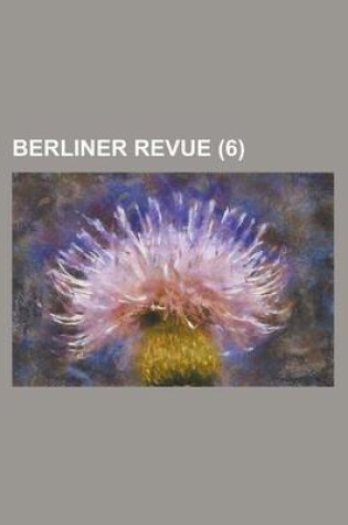 Cover of Berliner Revue (6)