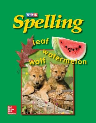 Cover of SRA Spelling, Student Edition (softcover), Grade 4