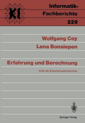 Book cover for Erfahrung und Berechnung