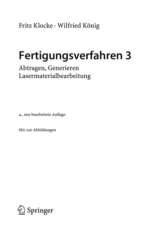 Cover of Fertigungsverfahren 1 - 5