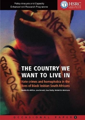 Book cover for The Country We Want to Live In