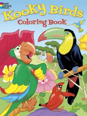Book cover for Kooky Birds Coloring Book