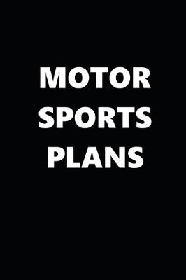 Book cover for 2020 Daily Planner Sports Theme Motor Sports Plans Black White 388 Pages