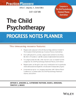 Book cover for The Child Psychotherapy Progress Notes Planner