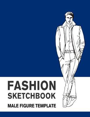 Book cover for Fashion Sketchbook Male Figure Template