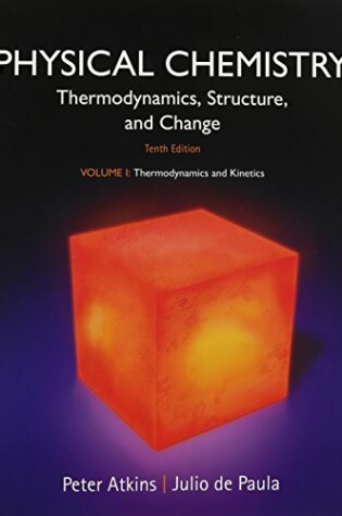 Cover of Physical Chemistry, Volume 1