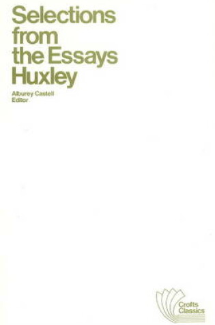 Cover of Selections from the Essays