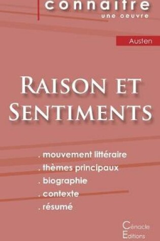 Cover of Fiche de lecture Raison et Sentiments de Jane Austen (Analyse litteraire de reference et resume complet)