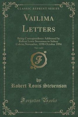 Cover of Vailima Letters, Vol. 1 of 2