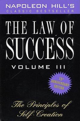 Book cover for The Law of Success, Volume III