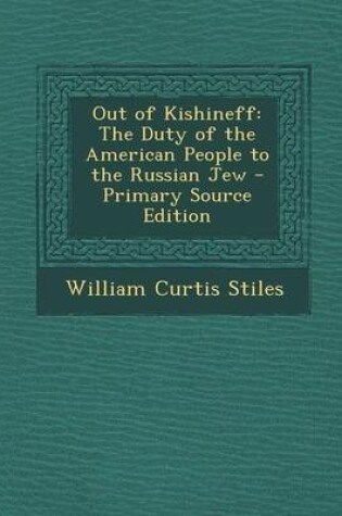 Cover of Out of Kishineff