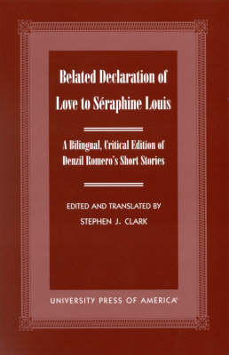 Book cover for Belated Declaration of Love to SZraphine Louis