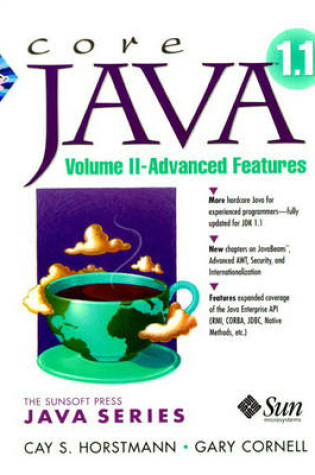 Cover of Core Java 1.1 Volume 2
