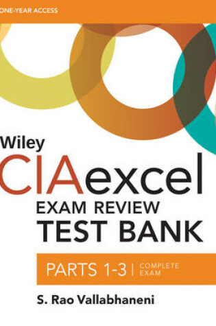 Cover of Wiley CIAexcel Exam Review Test Bank
