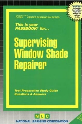 Cover of Supervising Window Shade Repairer