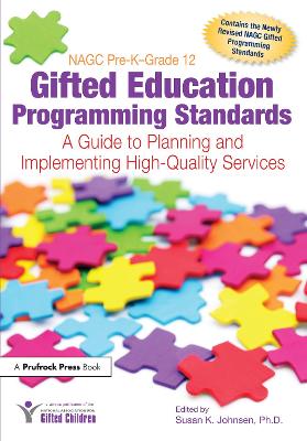 Book cover for NAGC Pre-K-Grade 12 Gifted Education Programming Standards