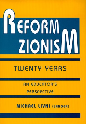 Book cover for Reform Zionism