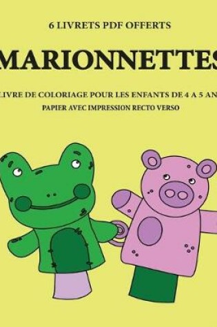 Cover of Livre de coloriage pour les enfants de 4 à 5 ans (Marionnettes)