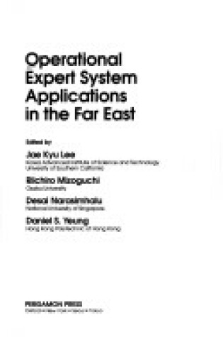 Cover of Operational Expert System Applications in the Far East