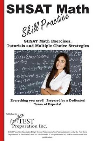 Cover of SHSAT Math Skill Practice