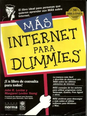 Book cover for Mas Internet Para Dummies