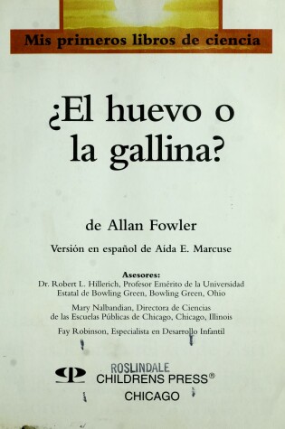 Cover of El Huevo O La Gallina?