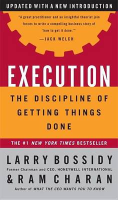 Book cover for Execution: The Discipline of Getting Things Done