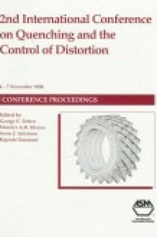 Cover of Quenching and the Control of Distortion