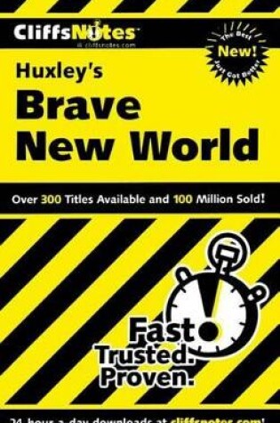 Cover of CliffsNotes on Huxley's Brave New World