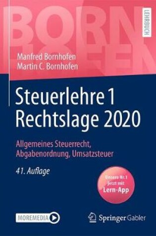 Cover of Steuerlehre 1 Rechtslage 2020