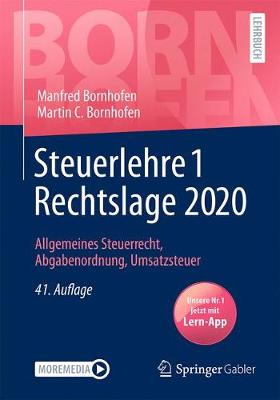 Book cover for Steuerlehre 1 Rechtslage 2020