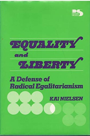 Cover of Equality and Liberty