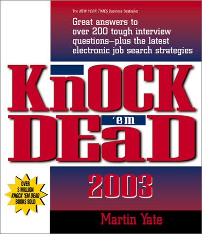 Book cover for Knock 'Em Dead, 2003